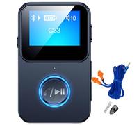 MLqkpwy Ricevitori audio per auto, adattatore per auto senza fili, trasmettitore wireless per TV PC Mp3 Gym Aereo - Adattatore per auto senza fili per cuffie stereo/cablate domestiche