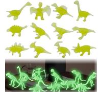 MLRUQRX 12 Pcs Dinosauri Giocattolo Bomboniere Per Feste Di Dinosauri Illumina I Giocattoli Dei Dinosauri Mini Figure Di Dinosauri Figura Realistica Del Piccolo Dinosauro Per Bambini Ragazzi Ragazze
