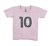 Mls Inter Miami Lionel Messi #10 Rosa Neonato Bambini Calcio Futbol T-Shirt Tee