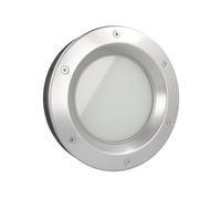 MLS Oblò B6000 per Porta, Acciaio Inox, 300 mm, Vetro Smerigliato