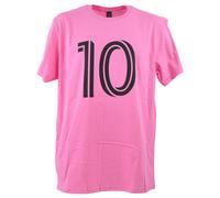 Mls SPORTS Inter Miami Lionel Messi #10 Adulto Calcio Futbol Uomo T-Shirt Tee
