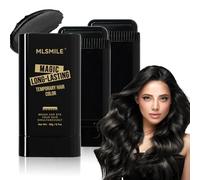 MLSMILE Pettine per colorare i capelli, sicuro, comodo, impermeabile e a prova di sudore, color caffè, portatile, correttore del colore stick 2 in 1 con pettine per coprire i capelli grigi e bianchi