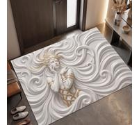 MLSOWM Tappeto Ingresso Barocco Cubista 90x150 cm | Zerbino Scultura Della Dea a Pelo Corto, Tappeto Antiscivolo, Antisporco, Facile da Pulire per Porta d’Ingresso, Corridoio