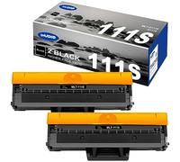 MLT-D111S Compatibili Cartucce di Toner Sostituzione per Samsung MLT-D111L 111L 111S Toner per Xpress M2070 M2026W M2070W M2020W M2020 M2022 M2022W M2026 M2070F M2070FW (Nero, 2-Pack)