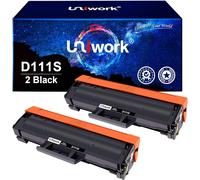 Uniwork MLT-D111S Compatibili Sostituzione per Samsung MLT-D111L D111S Toner per Xpress M2070 M2070FW M2026 M2026W M2020 M2020W M2022 M2022W M2070F M2070W (Nero, 2-Pack)
