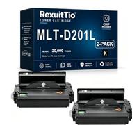 MLT-D201L High Yield Toner Cartridge Replacement for MLT-D201S MLT-D201L, Compatible for Samsung ProXpress M4030ND M4080FX Black with Chip