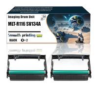 MLT-R116 SV134A MLTR116 Imaging Drum Unit Compatible with Samsung Xpress M2625D M2825DW M2835DW M2875DW Printers, Replacement Parts Contains Chip and Clear Printing/238(2-Pack Black)