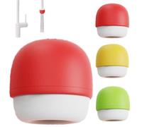 Mlthcig 6-Layer Deep Purification Faucet Filter, Compact Adaptive Fit Small, Portable Design with Adaptive Port Filter, for Renters, Homeowners or Anyone Who Hates Complex Home Improvements(Red-1PC)