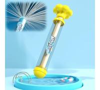 Mlthcig Pistola ad Acqua Fuochi d’Artificio, Spruzzatore Alta Pressione Estivo, Gioco Acquatico Esterno per Piscina, Giardino, Festa Romantica per Coppie, Amici, Bambini, Adulti(Yellow)