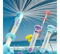 Mlthcig Pistola ad Acqua Fuochi d’Artificio, Spruzzatore Alta Pressione Estivo, Gioco Acquatico Esterno per Piscina, Giardino, Festa Romantica per Coppie, Amici, Bambini, Adulti(Blue+Purple)