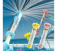 Mlthcig Pistola ad Acqua Fuochi d’Artificio, Spruzzatore Alta Pressione Estivo, Gioco Acquatico Esterno per Piscina, Giardino, Festa Romantica per Coppie, Amici, Bambini, Adulti(Pink+Yellow)