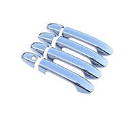 MLTLKPPVNG Auto Maniglie Esterne Porte Auto In Fibra Di Carbonio Maniglia Della Porta Ciotola Copertura Per Vito W447 Per Metris Valente V-Class 2014-2018 2019 2020 Styling Sticker(Silver handle)