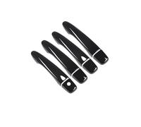 MLTLKPPVNG Auto Maniglie Esterne Porte Gloss Nero Cromato Auto Maniglia Della Porta Copertura Cattura Cap Trim Stampaggio Per Nissan Per Murano Z52 2015 2016 2017 2018 2019 2020(Black 2 buttons)