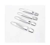 MLTLKPPVNG Auto Maniglie Esterne Porte Per Per Kadjar 2015 2016 2017 2018 Chrome Maniglia Della Porta Copertura Pad Adesivo Stampaggio Styling Overlay Lunetta(1 keyhole 2 buttons)