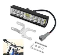 MLWRID Set faro da 60 W con supporto per faro, luce di inondazione bianca 6000 K per Sur-Ron Light Bee X/S e Segway X160 X260