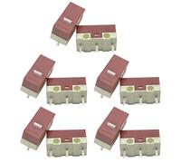 MLWSKERTY 10 HUANO Microinterruttore Originale 3 Pin 20M Pulsante Mute Microinterruttore Set Punto Bianco Microinterruttore Microinterruttori on off