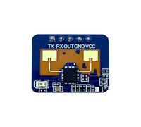 MLWSKERTY 24GHz LD2410C Module Soldered Header Pins Low-Power Circuit in Compact Square Wireless Detector