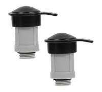 MLWSKERTY 2pcs 12363 12373 Valvole E Tappi per Le Iniezioni Pool Valvole Copri Sostituzione Iniettori Cover Facile Utilizzo del Getto Nuoto A