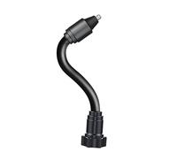 MLWSKERTY Adattatore a vite 1/4 con presa 17 mm ruotabile a 360 gradi per supporti da auto Treppiedi Smartphone Action camera Plastica in alluminio Dispositivo multiplo Testa a Biella