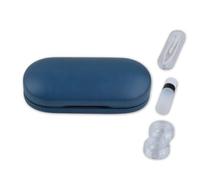 MLWSKERTY Contatti Lenes Box Set PU Componente Lens Box con Contatti Multifunzione Specchiato Custodia per Lenti Occhi Holder Donne Ragazze, Blu
