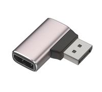 MLWSKERTY DisplayPort 1.4 Adattatore Convertitore 90 Gradi 8K/60Hz Connettori A Cavo Angolato Destro Space Salvaling DisplayPort