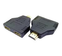 MLWSKERTY Fast Speed HDTV Cable 1080P Male to Double Female Video Display Cable for Laptop Projector Computer Gaming Console Adapter for TV Monitor