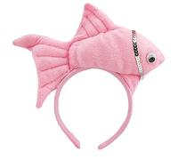 MLWSKERTY Kids Hairbands Lovely Fish Shape Hair Hoop For Halloween Birthday Photo Props Headwear Cosplay Accessories For Women Lovely Cartoon Stuffed Fish Shape Decorative Cute Multiple Color