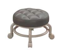 MLWSKERTY Kids Rotating Seat with Lockable Wheels Stable Support Stool for Toddler Development Balance Practice And Shoe Changing Home Stool with Wheels