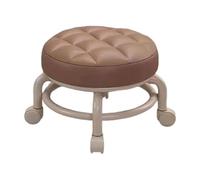 MLWSKERTY Kids Rotating Seat with Lockable Wheels Stable Support Stool for Toddler Development Balance Practice And Shoe Changing Home Stool with Wheels