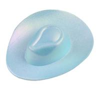 MLWSKERTY Miniature Western Hat Tiny Fabric Western Hat Embellishments for Kid Adult Handmade Craft Costume Crafting and Wrapping Fabric DIY Accessories