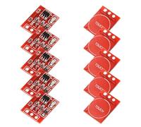 MLWSKERTY Pack of 10 Touch Sensors Module Wide Voltages Ranges TTP223 Capacitive Switches Button Module for Multiple Power Sources Selflocking And Momentary Modes