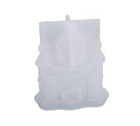 MLWSKERTY Stampo in silicone a forma di castello di Cenerentola, fiabe, cioccolato, caramelle, zucchero, pasta di gomma, per decorazione torta nuziale