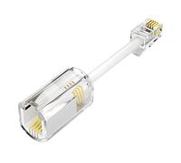 MLWSKERTY Telefono Detangler 4P4C Gold Plasso Ridline Cording Girevole USGLER per I Telefoni A Fissa Family Office Cavo Telefonico