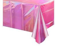 MLWSKERTY Tovaglia Monouso in Film Alluminio Che Cambia Colore Resistente all'Acqua Resistente alle Macchie per Istanti Allestimenti E Decorazioni per Feste Impermeabilizza La Tovaglia E Getta