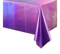 MLWSKERTY Tovaglia Monouso in Film Alluminio Che Cambia Colore Resistente all'Acqua Resistente alle Macchie per Istanti Allestimenti E Decorazioni per Feste Impermeabilizza La Tovaglia E Getta