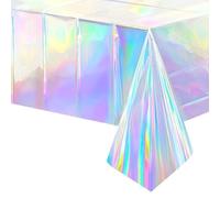 MLWSKERTY Tovaglia Monouso in Film Alluminio Che Cambia Colore Resistente all'Acqua Resistente alle Macchie per Istanti Allestimenti E Decorazioni per Feste Impermeabilizza La Tovaglia E Getta