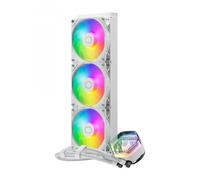 Cooler Master MasterLiquid Atmos 360 Sistema Raffreddamento a Liquido Per CPU Bianco: Sistema Raffreddamento ad Acqua AIO, Pompa a Doppia Camera, Ventole Sickleflow 120 Edge, Staffe RGB, LGA1700 e AM5