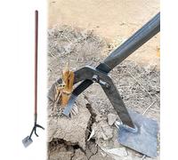 MLYAYE Estrattore di Pali Estrattore per Pali in Legno con Lama Antiscivolo seghettata, Strumento per la rimozione di ceppi di arbusti da Giardino per Cortili/agricolture/appaltatori(L 142cm (56 in))