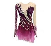 MLYYX Abito da Gara di Pattinaggio Artistico Fatto A Mano per Donna E Bambina Abbigliamento per Danza sul Ghiaccio, Ginnastica Artistica E Performance Body per Ginnastica Ritmica,A,15 Years
