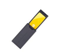 Mlzaq Magnifier Tirando Piazza 2,5 volte lettura Lente d'ingrandimento con luce Jade identificazione portatile Lente d'ingrandimento 45 volte