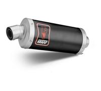 MM.001.LDKB - Terminale Scarico Mivv DAKAR Inox Nero MOTO MORINI X-CAPE (21-24)