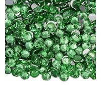 mm-6 mm rotondi non hotfix glitter Bling manicure strass argento resina flatback strass colla su perline nail art gemme per unghie fai da te-peridot-4.0 mm 2000 pezzi