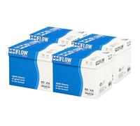 MM FLOW Office Carta A4 80gr (210 mm x 297 mm) - Confezione da 20 Risme da 500 Fogli - 10.000 Totali - Carta Per Stampante, Ufficio, Fotocopie, Multiuso - Bianca