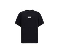 MM6 Black Cotton T-Shirt - S