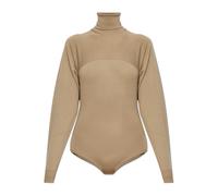 MM6 Maison Margiela - Body con collo alto - - Tops - Donna - Beige - M