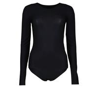 MM6 Maison Margiela - Body Slim a Manica Lunga in Nylon - - Tops - Donna - Nero - XS