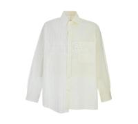 MM6 Maison Margiela - Numeric Asymmetric Shirt - - Shirts - Uomo - Bianco - XL