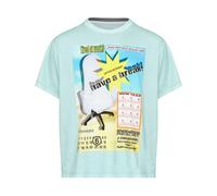 MM6 Maison Margiela - T-shirt con pubblicità telefonica - - Tops - Uomo - Blu - M
