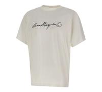 MM6 Maison Margiela - T-shirt in Cotone - - Tops - Uomo - Bianco - S