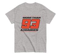 MM93. Moto Grand Prix. Campione del mondo 2025. Più di un numero Moto Maglietta in cotone pettinato 100%. Taglia unisex. Lavabile in lavatrice. È importante vedere la tabella delle taglie. CAM1315